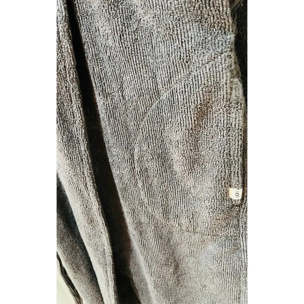 NWT❤️UGG Men’s Grey Cotton Robe szM/L